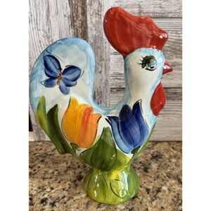 Rare Turov Signed Rooster Hand Painted 2007